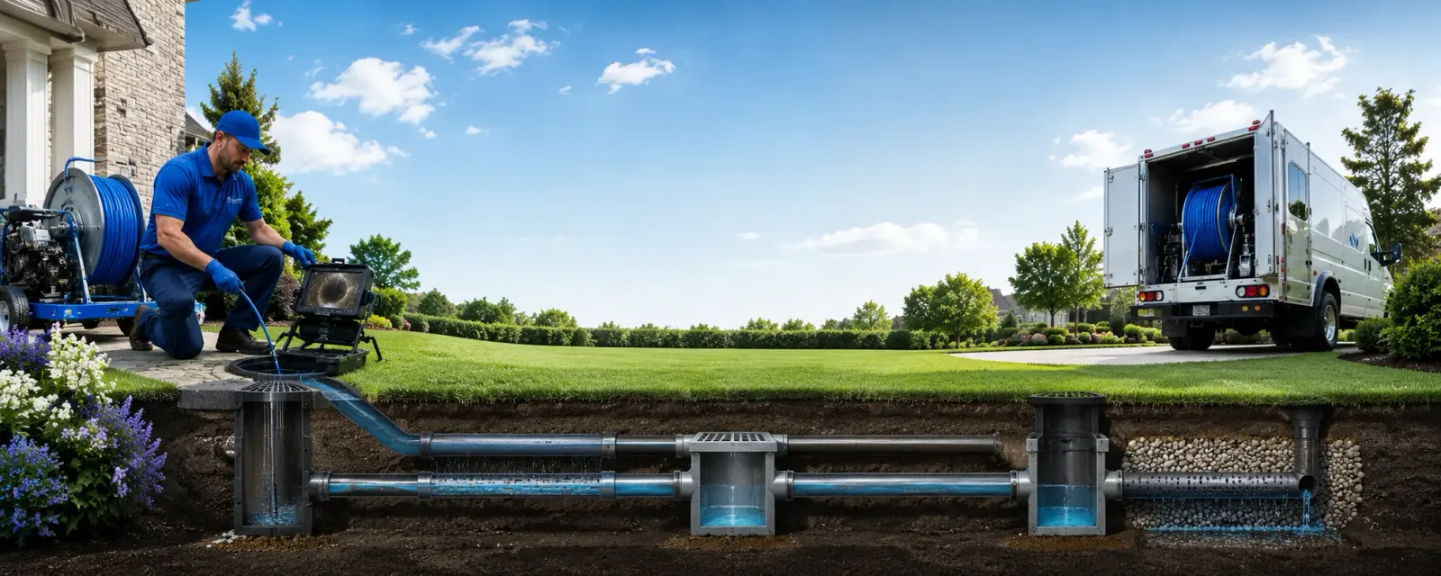 Outdoor drain cleaning information for Pelham, TN
